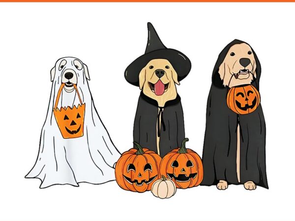 Trick or treat dog halloween png t shirt designs for sale