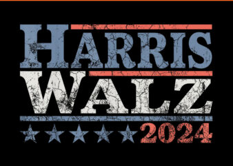 Kamala Harris Tim Waltz 2024 PNG, Harris Waltz 2024 PNG t shirt vector art