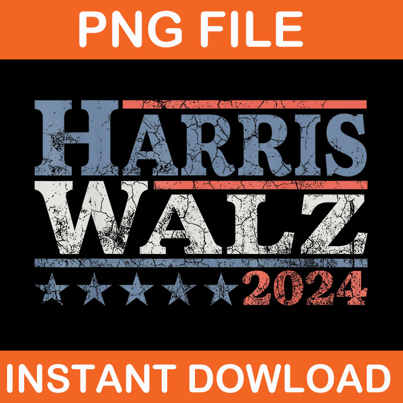 Kamala Harris Tim Waltz 2024 PNG, Harris Waltz 2024 PNG