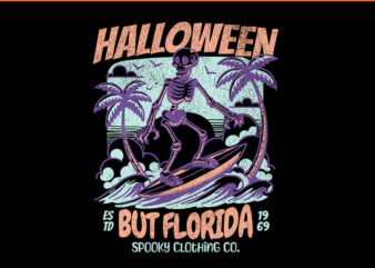 Halloween But Florida Spooky Clothing PNG graphic t shirt