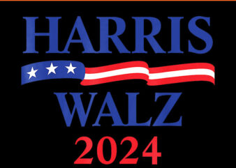 Kamala Harris Tim Waltz 2024 PNG, Harris Waltz 2024 PNG