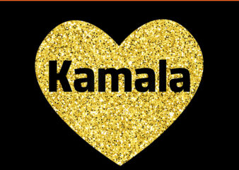 Kamala Harris Heart PNG