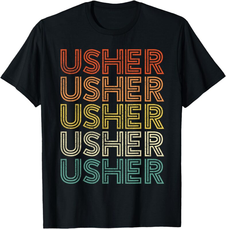 Usher Vintage Retro T-Shirt