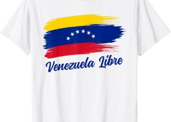 Venezuela Flag Proud American Venezuelan Venezuela Libre T-Shirt