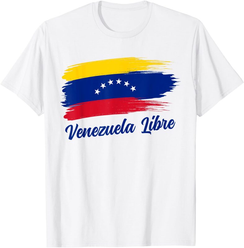 Venezuela Flag Proud American Venezuelan Venezuela Libre T-Shirt