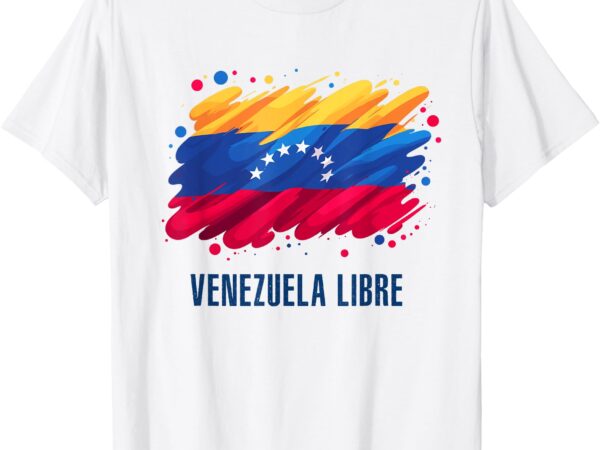 Venezuela libre 7 star flag family souvenir t-shirt