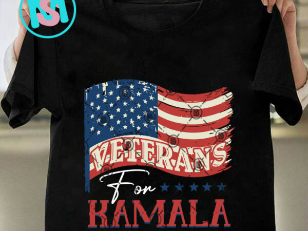 Veterans for kamala 2024 svg, kamala harris svg eps dxf png t shirt vector art