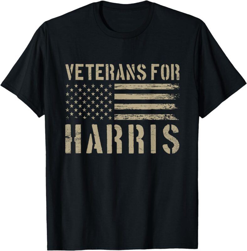 Veterans for Harris 2024 – Military Vets Kamala Harris T-Shirt