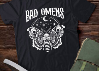 Vintage Bad Omens Moth Retro Classic Rock Music Gifts lts-d t shirt vector art