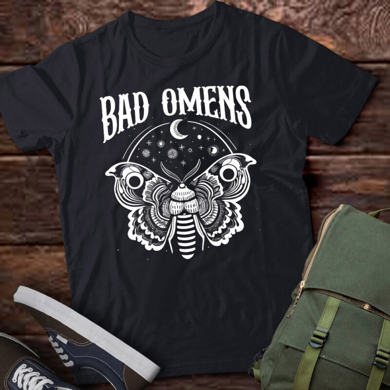 Vintage Bad Omens Moth Retro Classic Rock Music Gifts lts-d