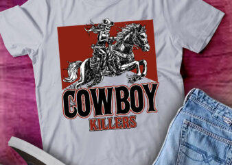 Vintage Cowboy 90s Western Retro Skeleton Wild West Gift lts-d t shirt vector art