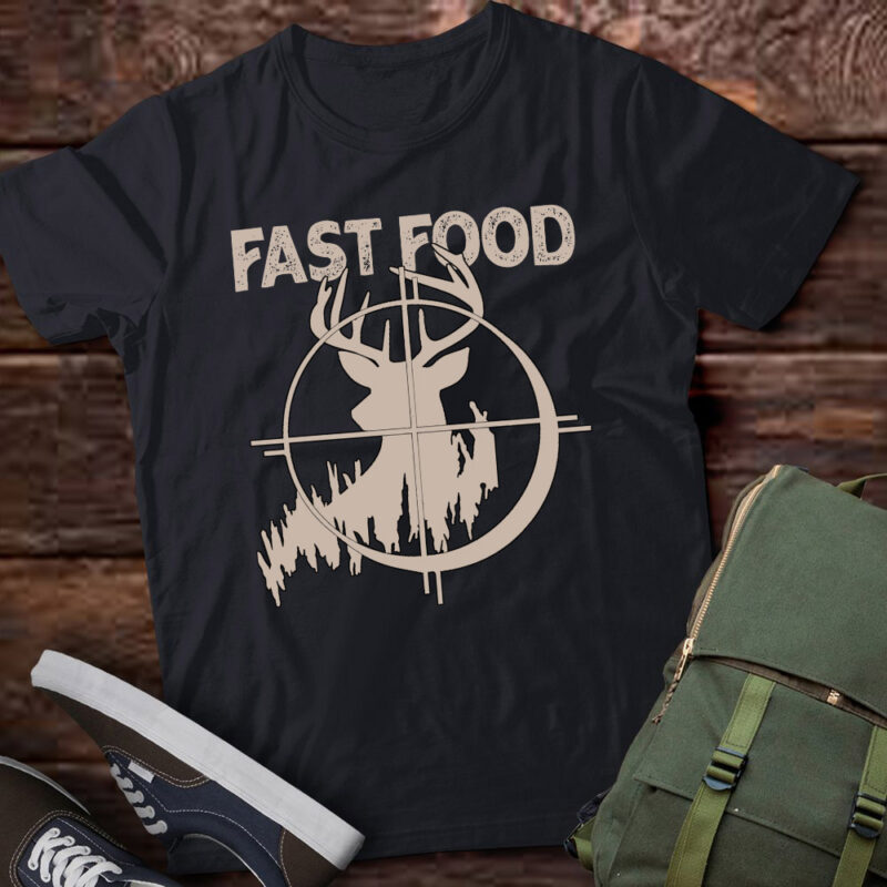 Vintage Deer Hunting Funny Hunter Fast Food Gifts lts-d