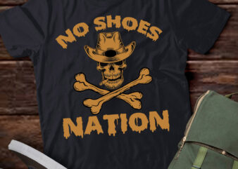 Vintage No Shoes No Nation Funny Sayings Shoes T-Shirt ltsp