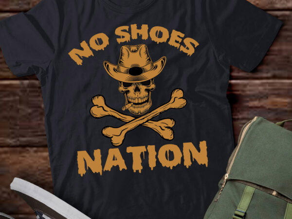 Vintage no shoes no nation funny sayings shoes t-shirt ltsp