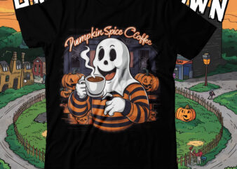 Pumpkin Spice Coffee t-shirt design