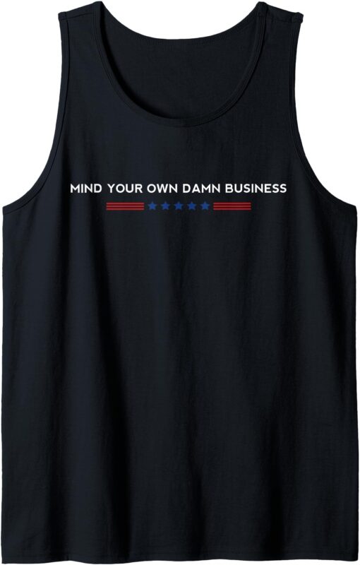 Walz Waltz 2024 Mind Your Own Damn Business Tank Top