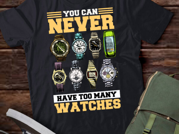 Watchmaker watches collector addict enthusiast horologist t-shirt ltsp