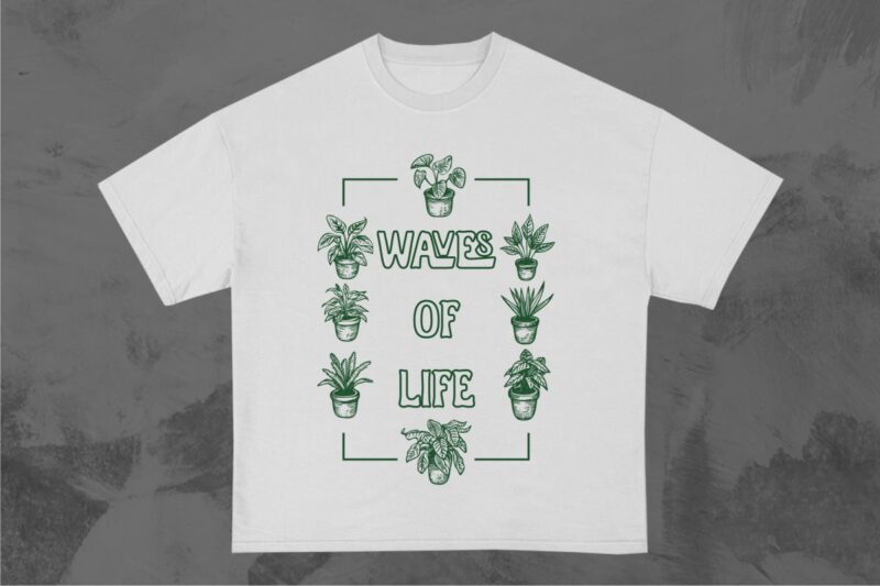 Botanical House T-shirt Design Bundle