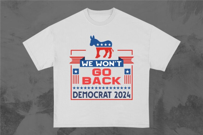 Democrat Campaigne T-shirt Design Bundle