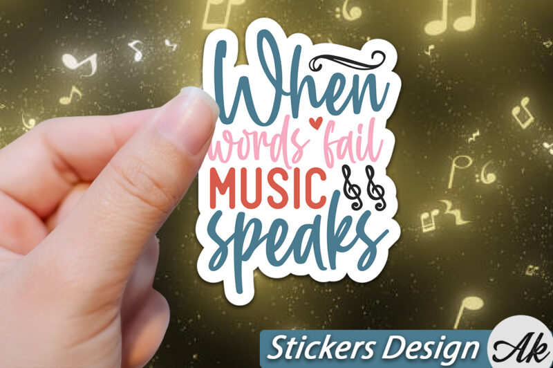 Music Quotes Stickers Bundle