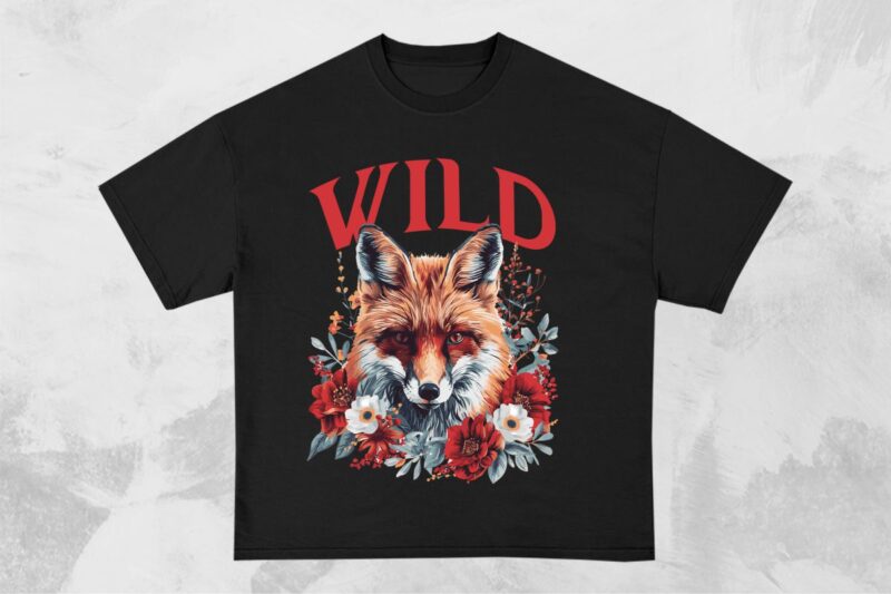 Floral Animal T-shirt Design Bundle