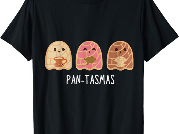 Womens pantasmas ghost funny spooky conchas mexican ghost t-shirt