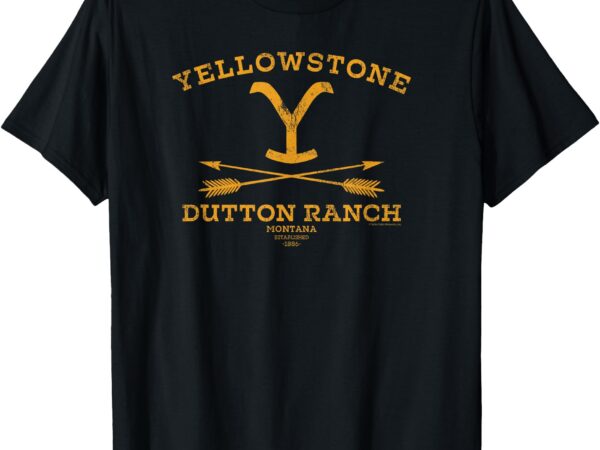 Yellowstone dutton ranch arrows t-shirt