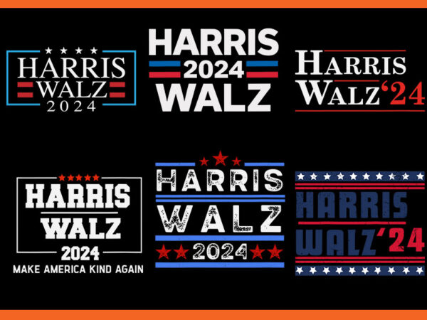 Bundle harris walz 2024 svg, harris waltz 2024 svg, harris waltz 2024 election kamala harris tim waltz 2024 svg t shirt template