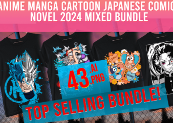 Anime Manga Cartoons Comics 2024 Print on Demand Bundle Free