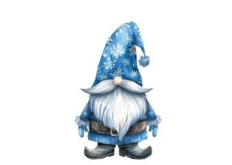 blue Christmas Gnome