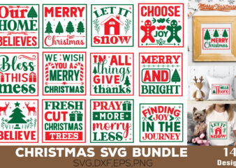 Christmas T-shirt Bundle Christmas SVG Bundle