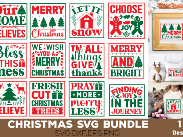 Christmas t-shirt bundle christmas svg bundle