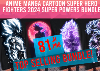 Anime Manga Cartoon Super Hero Fighters 2024 Super Power Z Fighter Bundle