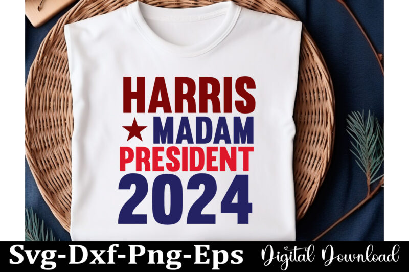 KAMALA HARRIS SVG Png Kamala Harris 2024 Bundle