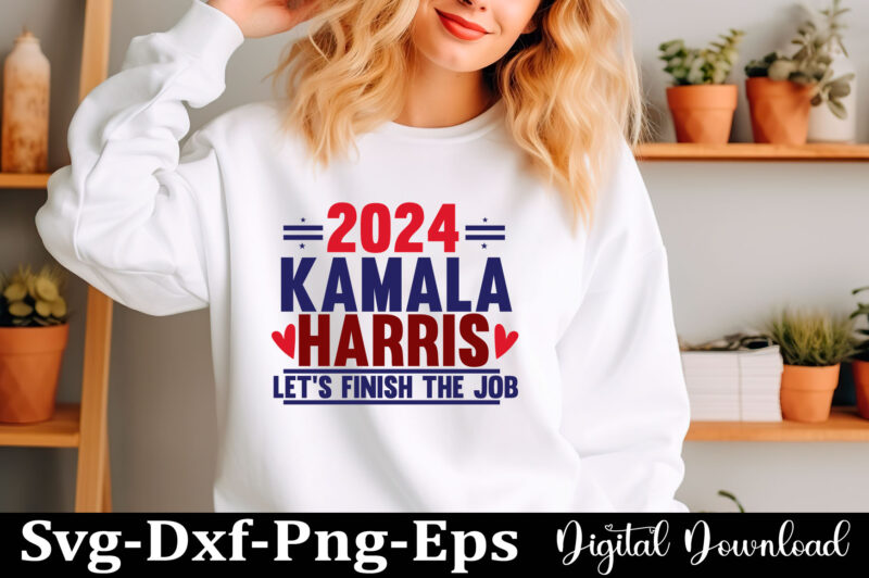 KAMALA HARRIS SVG Png Kamala Harris 2024 Bundle