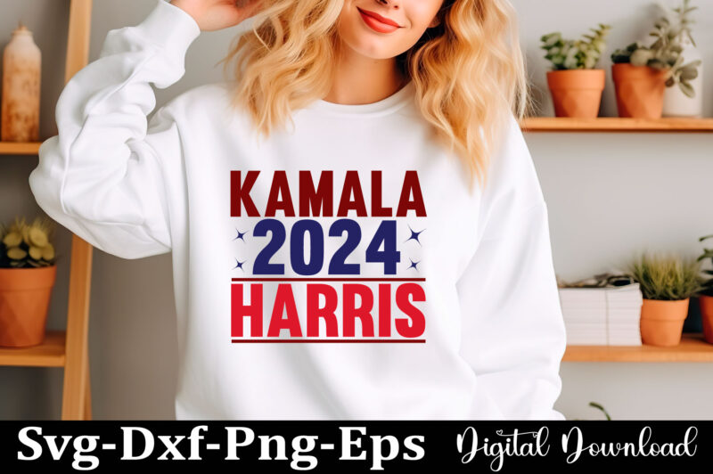 KAMALA HARRIS SVG Png Kamala Harris 2024 Bundle