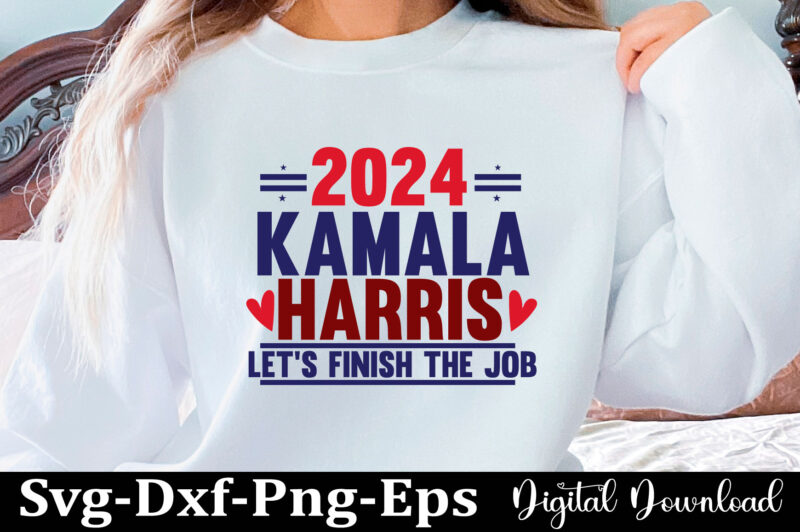 KAMALA HARRIS SVG Png Kamala Harris 2024 Bundle