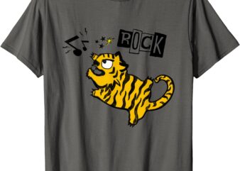 fun rocking tiger T-Shirt