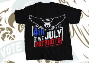 4th july usa freedom t-shirt design digital file template