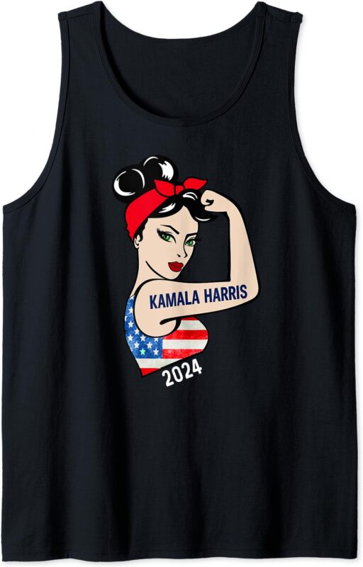 kamala harris 2024 President America Election vote women Tank Top