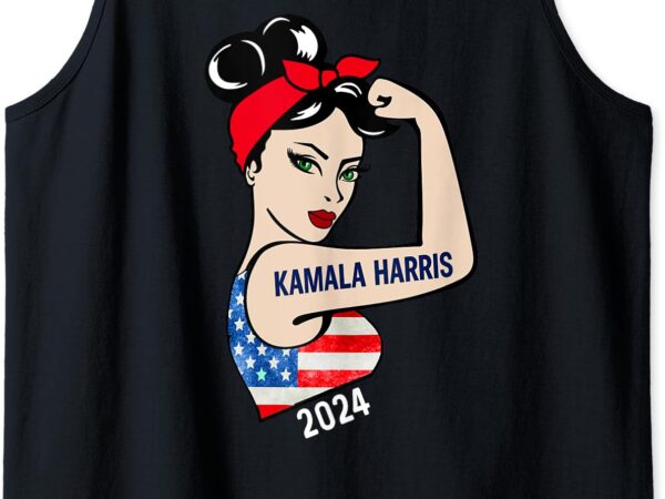 Kamala harris 2024 president america election vote women tank top t shirt vector art