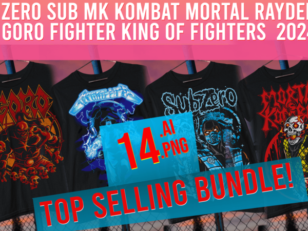 Zero sub mk kombat mortal rayden goro fighter king of fighters 2024 t shirt graphic design