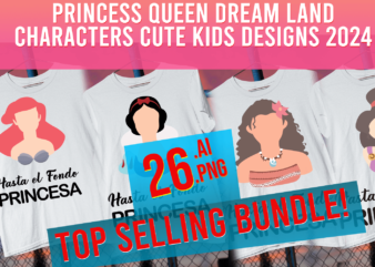 Princess Queen Teen Dream Land Cute Fun Kids Designs 2024