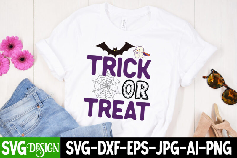 TRICK OR TREAT T-shirt design ,Halloween t-shirt design,halloween,Halloween t-Shirt Design bundle,Happy helloween t-shirt design,helloween,