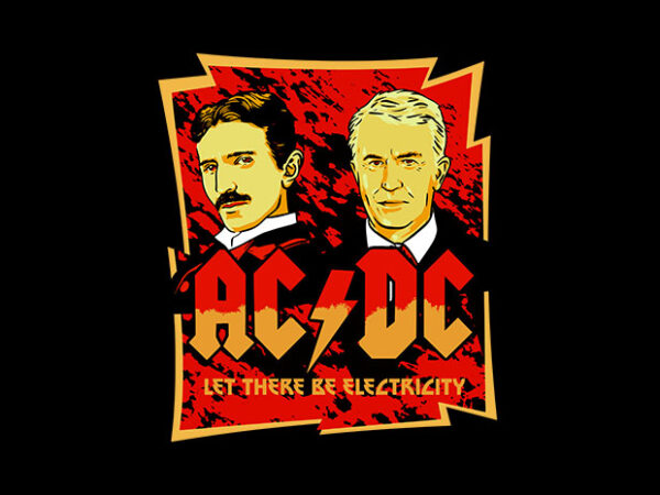 Acdc t shirt vector