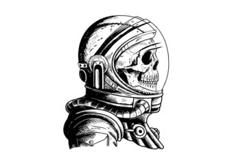 Skull astronaut