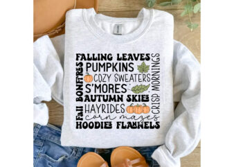 Fall Svg, Cozy Season, Fall Words SVG t shirt graphic design