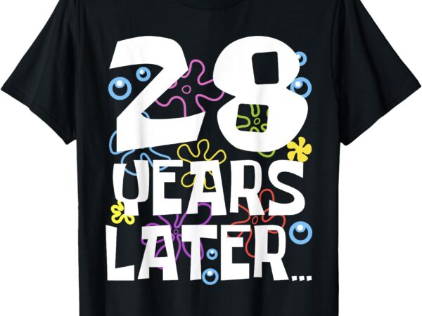 28 years later 28th 28 year old birthday gifts for women men t-shirt