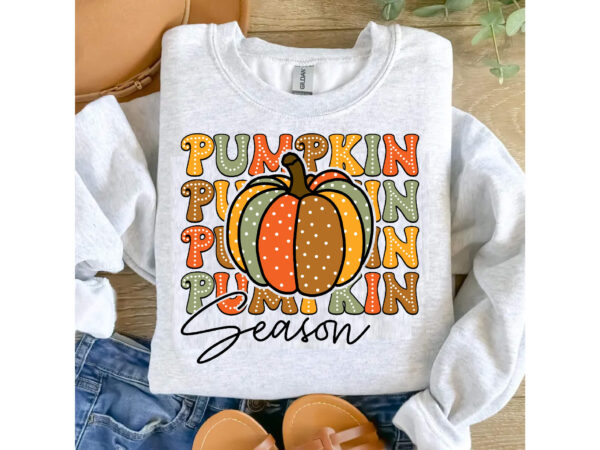 Fall pumpkin season png t shirt graphic design