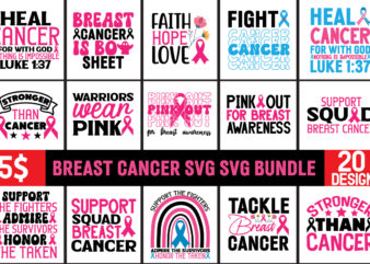 Breast Cancer Svg SVG Bundle,Breast Cancer Svg,Design Bundle,Png,Breast Cancer Design Bundle,Sublimation Unique Design,Hoodie,Breast Cancer